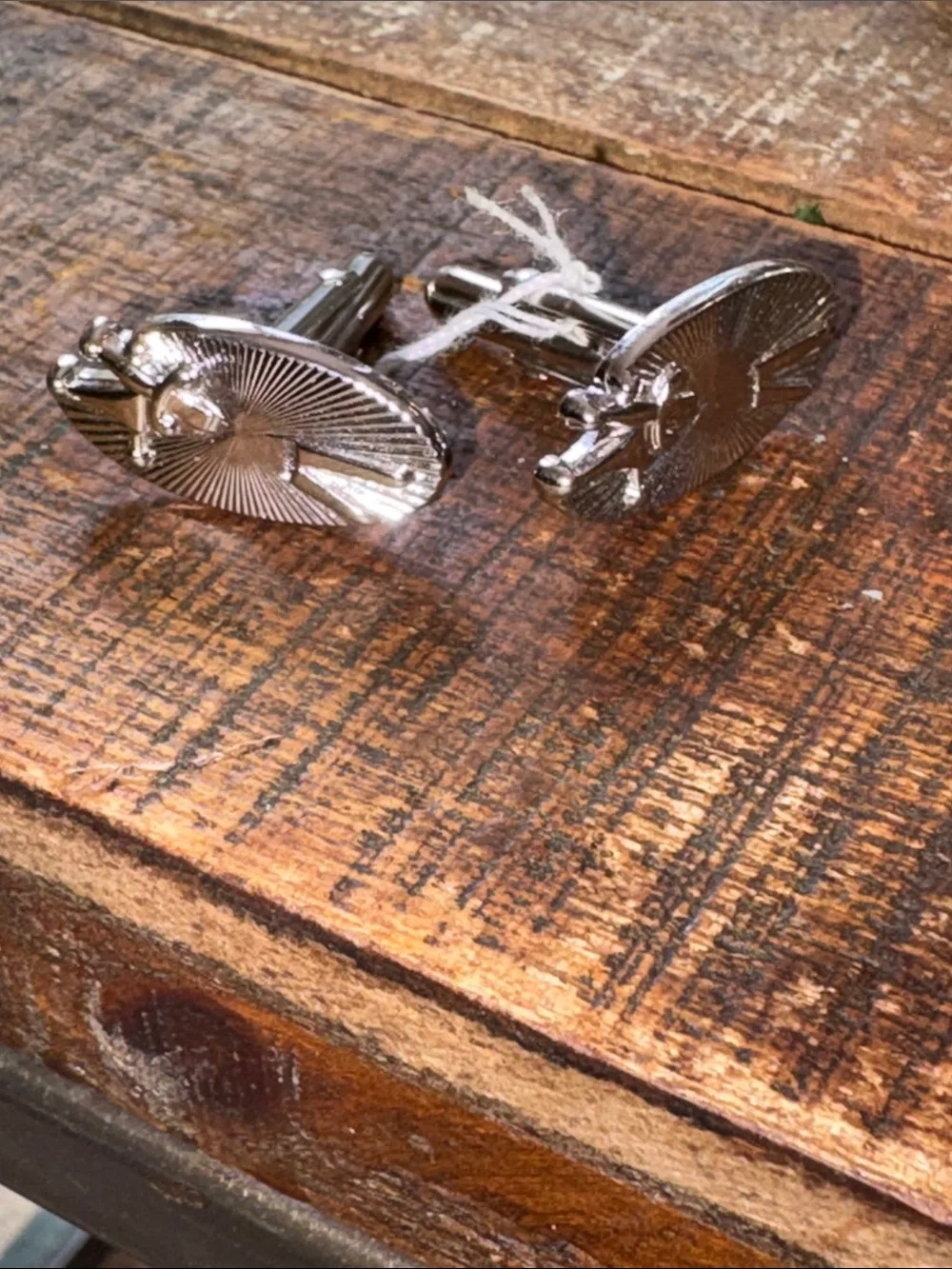 Vintage Swank Sword and Shield Cufflinks